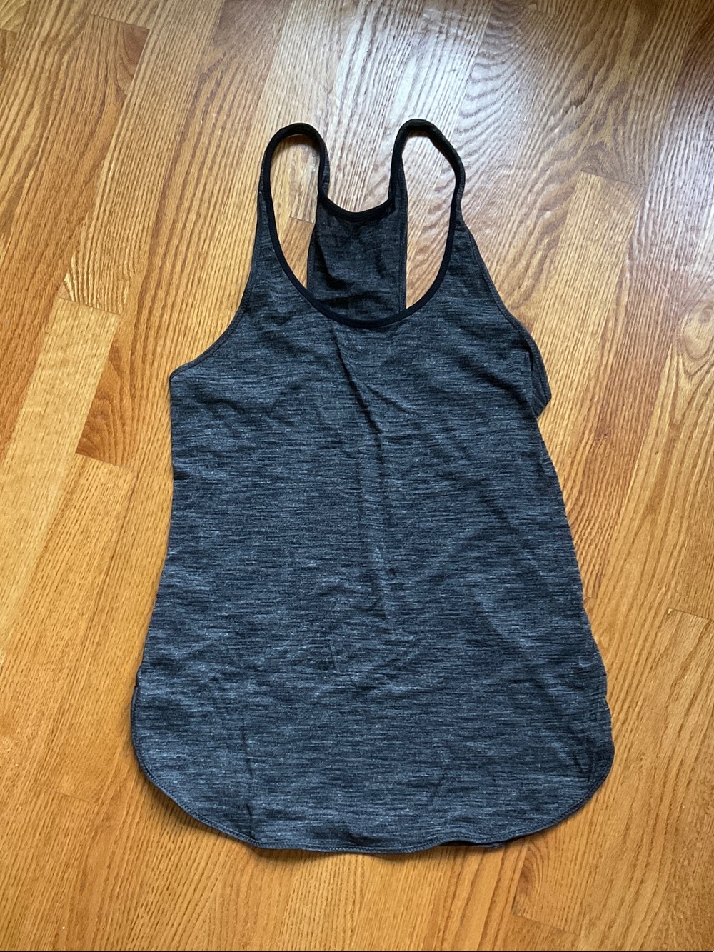 lululemon athletica Charcoal Gray Racerback Tank